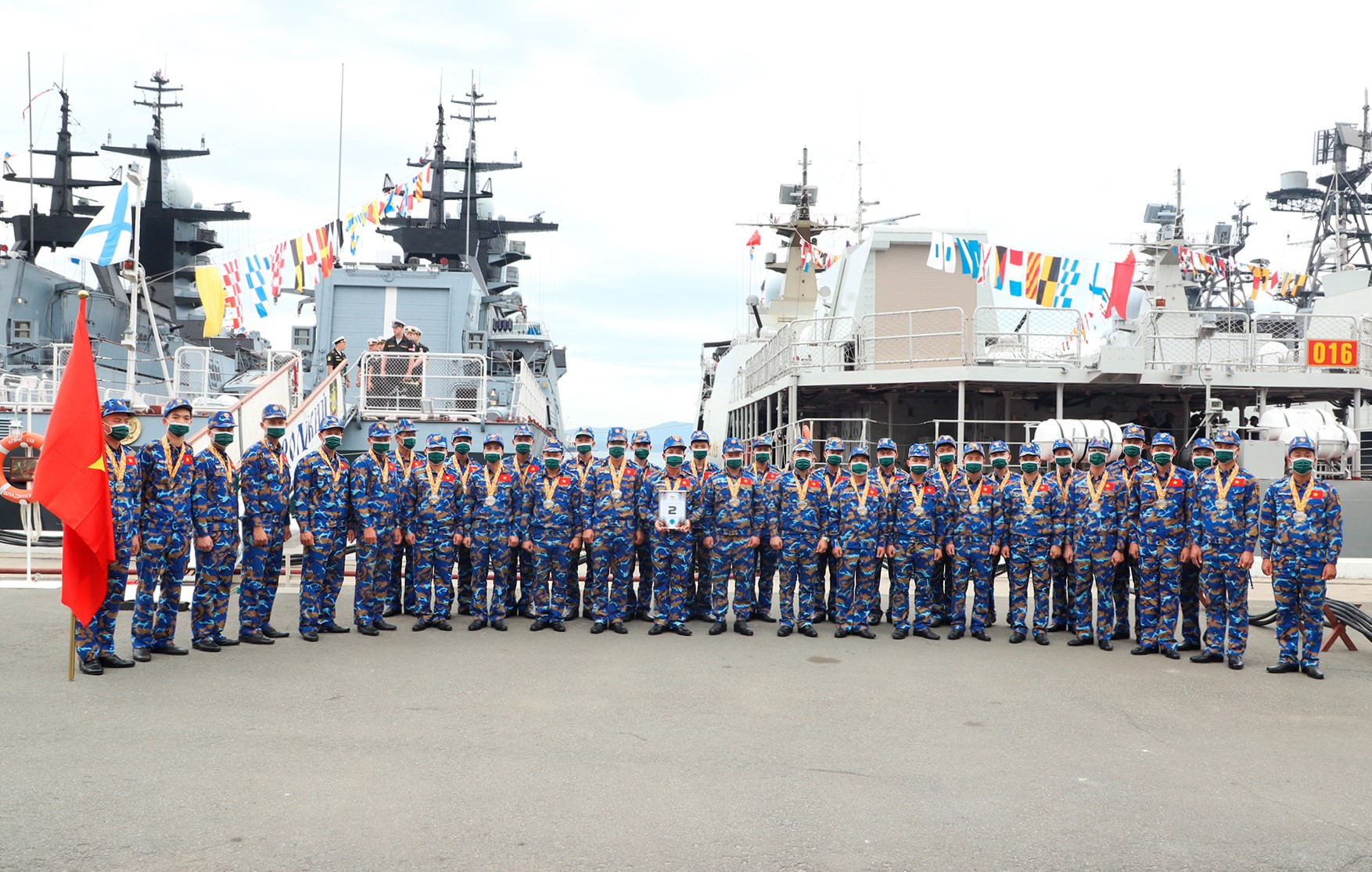 Năm 2021, biên đội Tàu 015 và 016 của Lữ đoàn 162 lần đầu đại diện cho Hải quân Việt Nam tham dự Army Games tại Liên bang Nga đã xuất sắc giành Huy chương Bạc cùng một giải Nhất cá nhân