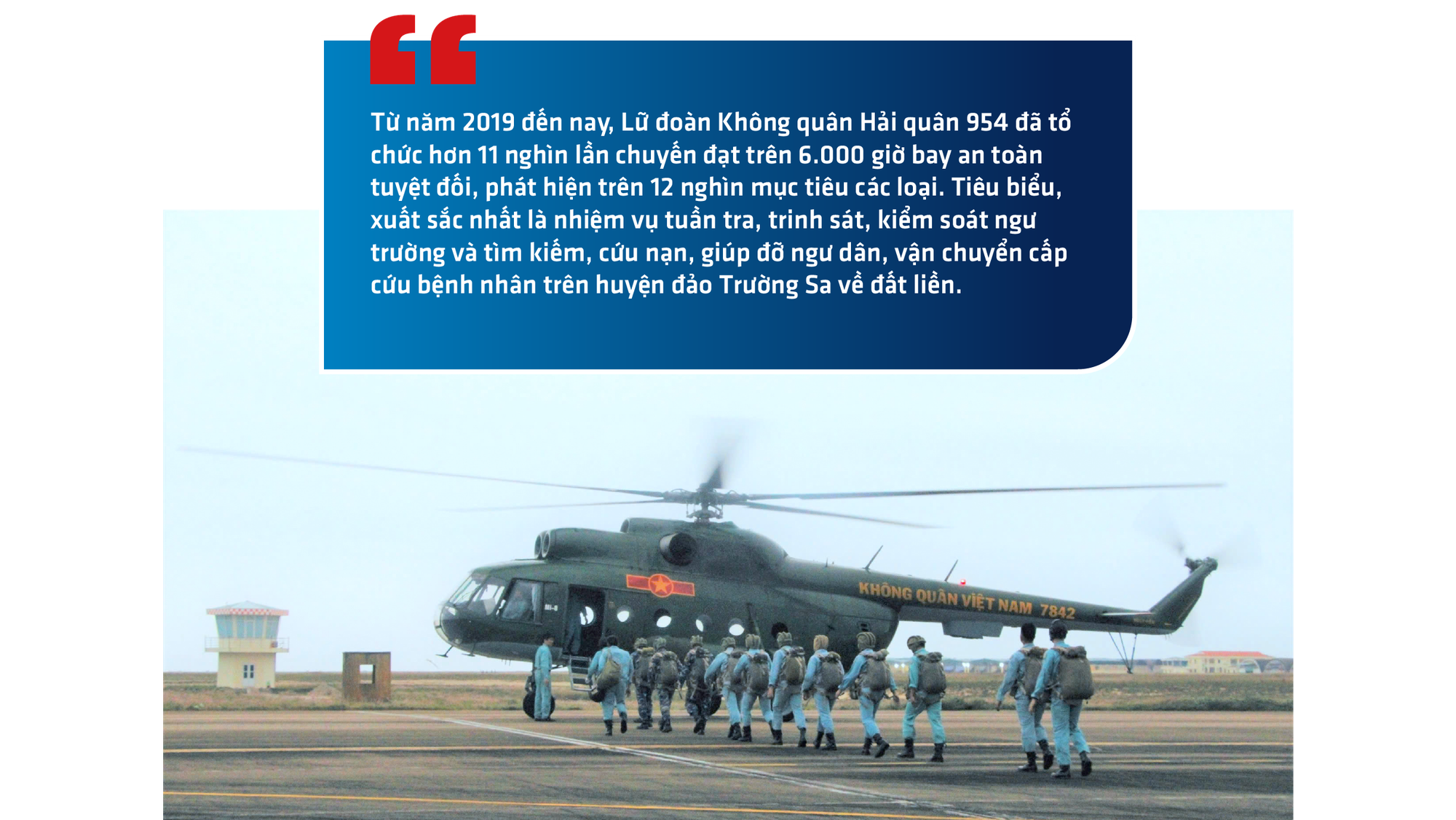 Lữ đoàn 954 phối hợp với Trung đoàn 910 (Trường Sĩ quan Không quân) tổ chức thực hành huấn luyện nhảy dù cho 20 phi công, dẫn đường, nhân viên tuần thám và lực lượng dù, tháng 3/2025