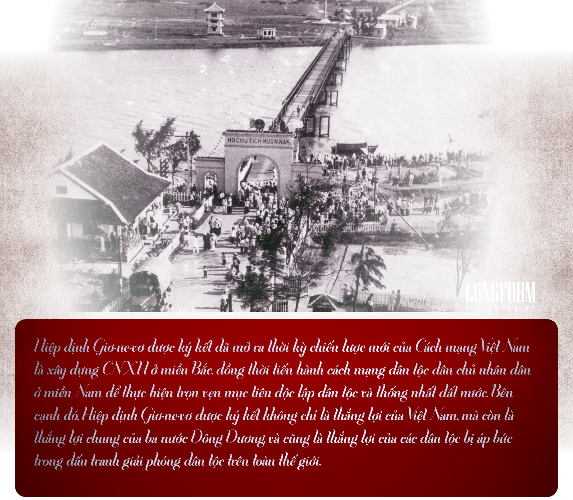 Cầu Hiền Lương nhìn từ bờ Bắc. Ảnh: T.L Cầu Hiền Lương nhìn từ bờ Bắc. Ảnh: T.L