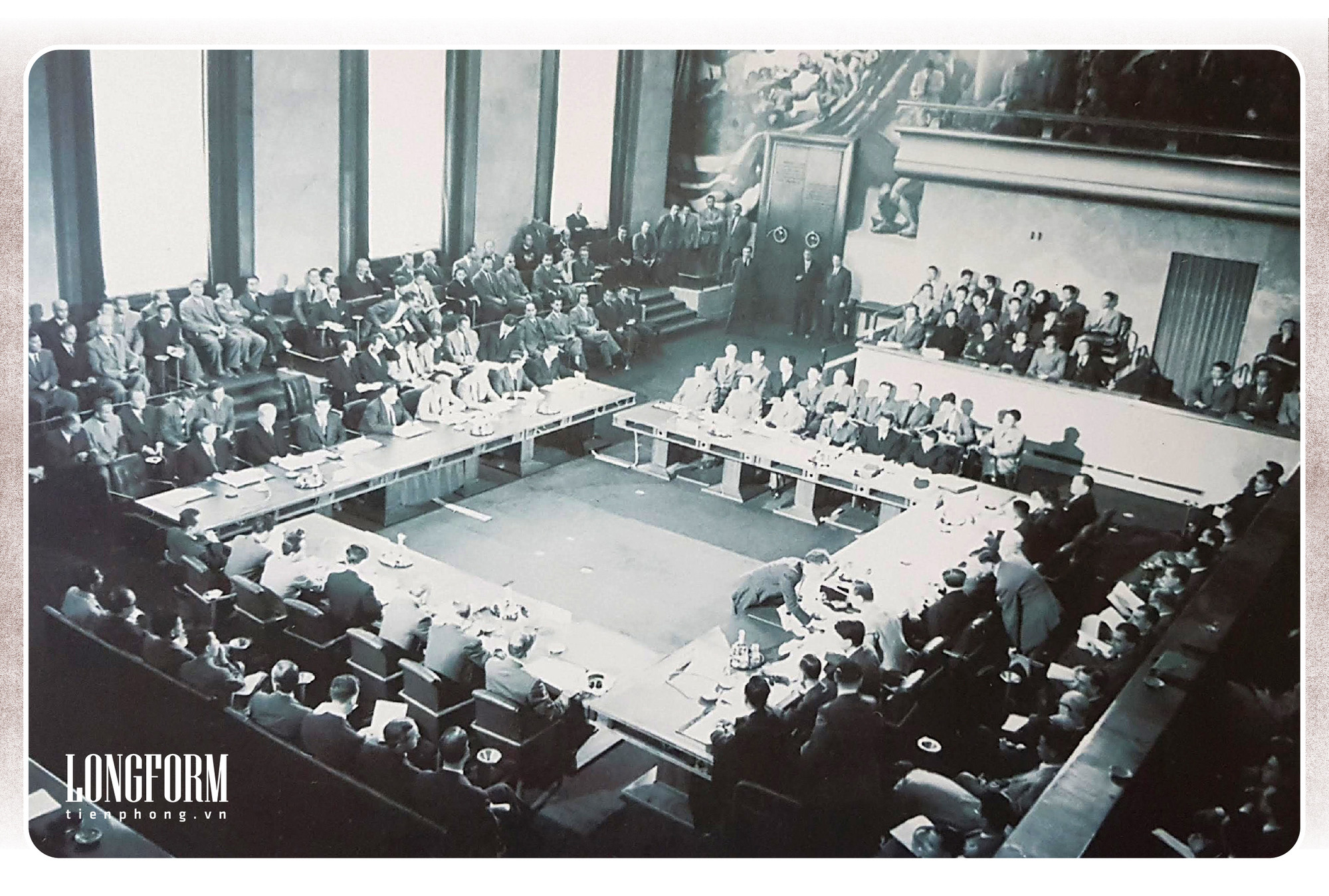 Toàn cảnh Hội nghị Giơ-ne-vơ Ảnh: T.L Toàn cảnh Hội nghị Giơ-ne-vơ Ảnh: T.L