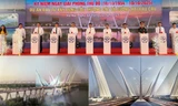 Hà Nội khởi công cầu Thượng Cát với biểu tượng cánh chim bay lên