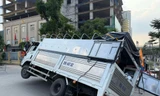 Xe tải sụp 'hố tử thần' ở Hà Nội