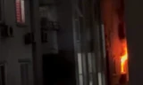Hà Nội: Lửa cháy ngùn ngụt tại căn hộ chung cư trên phố Đông Quan