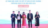 Hà Nội trao giải cuộc thi viết về bảo vệ môi trường