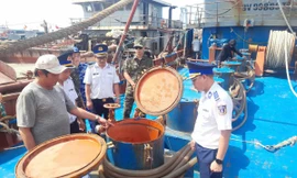 Phát hiện tàu chở 230.000 lít dầu DO không rõ nguồn gốc ở vùng biển phía Nam