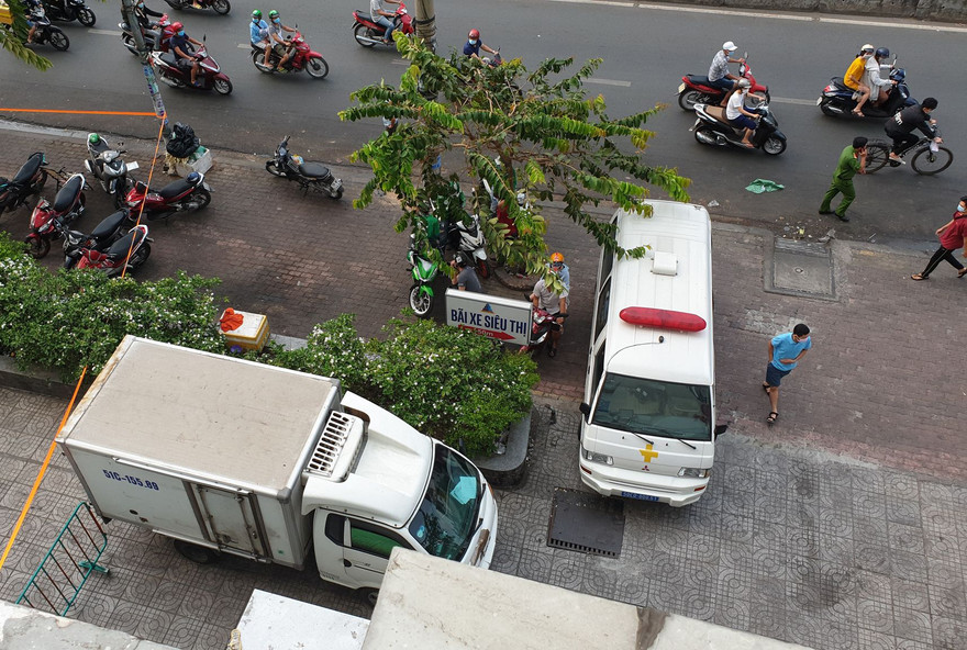 Hiện trường vụ việc.