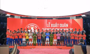 CLB Công an Nhân dân ra mắt loạt tân binh, phấn đấu thăng hạng V.League 