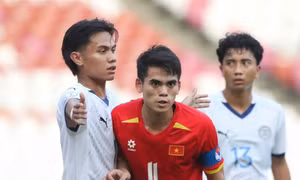 Khuất Văn Khang là 1 trong 3 gương mặt ở U23 Việt Nam được truyền thông Indonesia đặc biệt dè chừng trước trận chung kết U23 Đông Nam Á (ảnh Hữu Phạm)