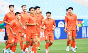 Đội tuyển Việt Nam đầy tràn năng lượng trên sân Mỹ Đình 