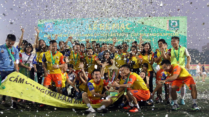MV Corp đăng quang ngôi vô địch HPL S3. Ảnh: VSI