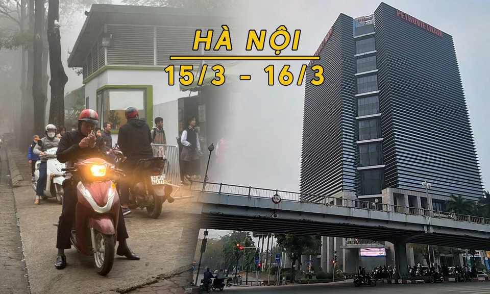 Hà Nội có sương mù, mưa phùn rải rác trong ngày