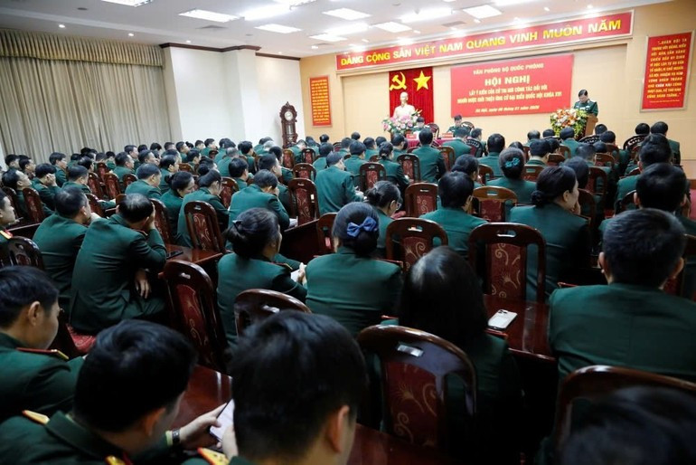 Quang cảnh hội nghị.