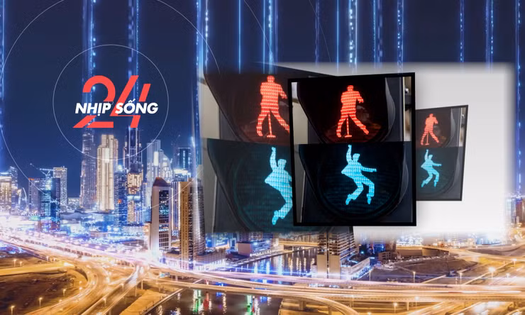 NHỊP SỐNG 24: Đèn tín hiệu giao thông độc đáo 'chờ lâu không chán'