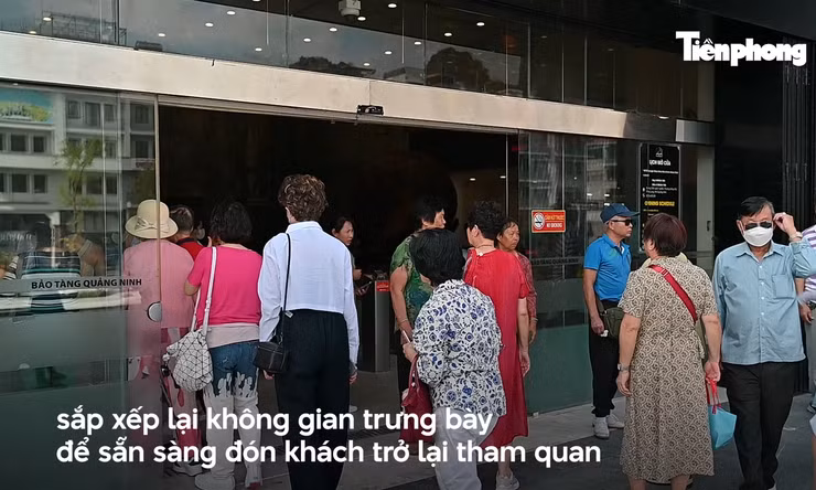 Bảo tàng Quảng Ninh ngày đầu mở cửa sau bão số 3