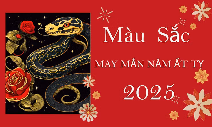 Màu sắc mang lại may mắn trong năm Ất Tỵ 2025