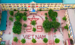 Thiếu nhi Nghệ An xếp hình đẹp mắt mừng Quốc khánh 2/9