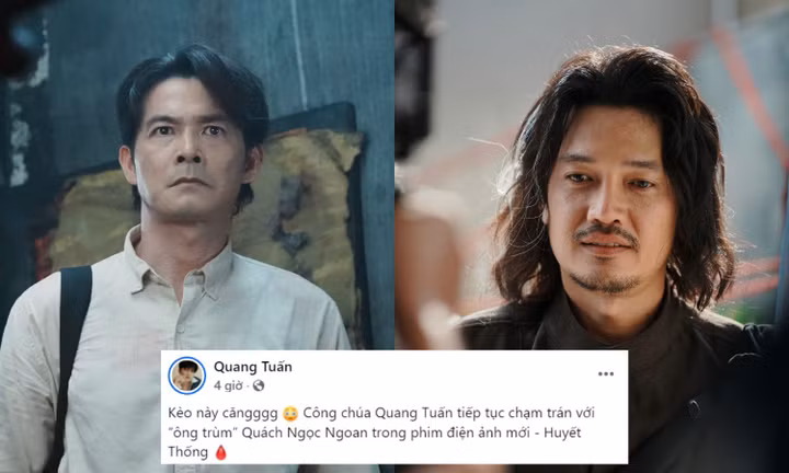 Quang Tuấn lại đóng phim kinh dị, chạm trán "ông trùm" Quách Ngọc Ngoan