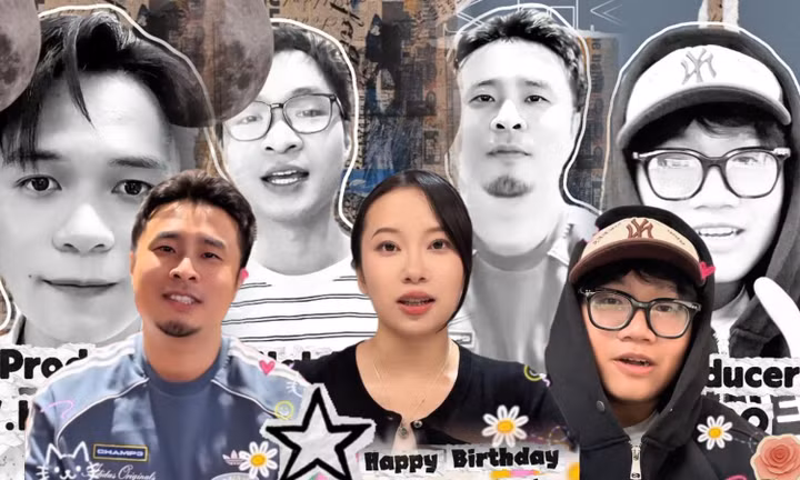 Dàn nghệ sĩ, producer S•HUBE Label gửi lời chúc mừng sinh nhật Hoa Học Trò