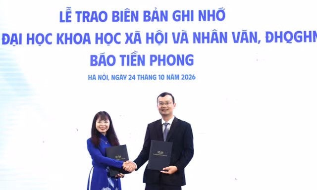Báo Tiền Phong và Trường Đại học Khoa học Xã hội và Nhân văn hợp tác nhiều lĩnh vực