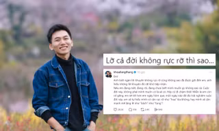 Bạn trẻ hỏi "Lỡ cả đời không rực rỡ thì sao?", Khoai Lang Thang đáp một câu giản dị