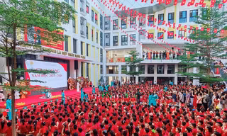 Trường Tiểu học Thái Thịnh đón năm học mới, quyết tâm hái thêm thành công