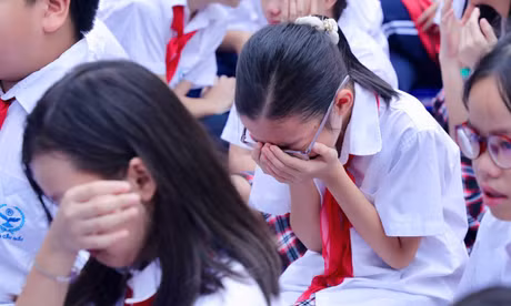 Giáo viên, học sinh chia sẻ cảm xúc trong lễ phát động 'Cùng Tiền Phong nâng bước em tới trường'