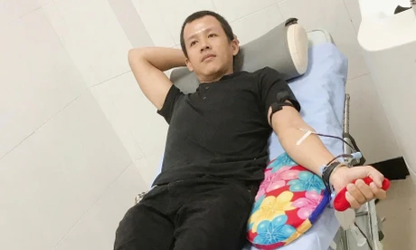 Anh Nguyễn Ngọc Ánh đã có 43 lần hiến máu và tiểu cầu
