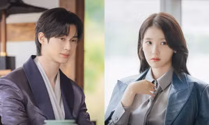 Perfect Crown tập 1 thắng lớn: IU chuẩn "xính lao", Byeon Woo Seok sĩ mà khổ