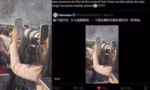 Sự thật clip 50 triệu view cô gái kiếm tiền từ ảnh "check-in hộ" ở concert 