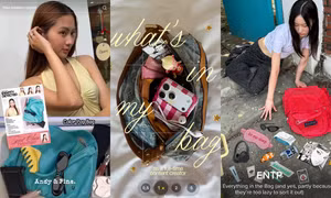 Trào lưu "có gì trong túi" tái sinh: Từ photobooth đến bố cục "sống ảo" kiểu mới