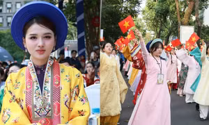 TP.HCM: Hàng nghìn bạn trẻ đồng diễn Việt phục, lan tỏa niềm tự hào văn hóa Việt