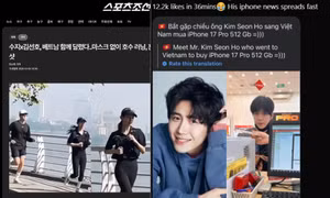 Fan quốc tế "cười xỉu" vì Kim Seon Ho đến Việt Nam mua iPhone, sốc vì tương tác