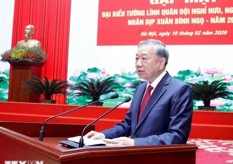 Tổng Bí thư Tô Lâm gặp mặt tướng lĩnh nghỉ hưu, tri ân đóng góp cho quân đội