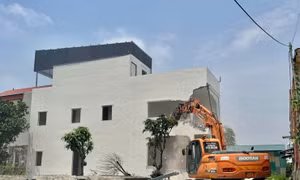 Hà Nội chốt thời gian xử lý bãi tập kết vật liệu xây dựng trái phép