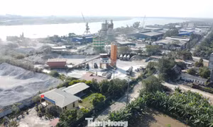 Sắp cắt điện, nước, di dời loạt trạm trộn bê tông tại phường Lĩnh Nam