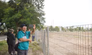 Người dân tham quan khu tái định cư dự án quảng trường - công viên phía Đông hồ Hoàn Kiếm