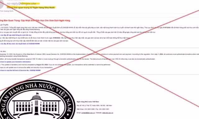 Cảnh báo trang web chứa mã độc, chiếm đoạt tài khoản ngân hàng 