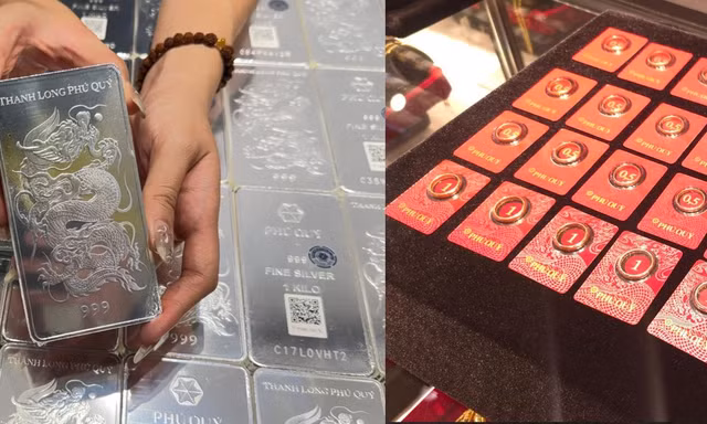 Giá vàng bạc bật tăng mạnh 