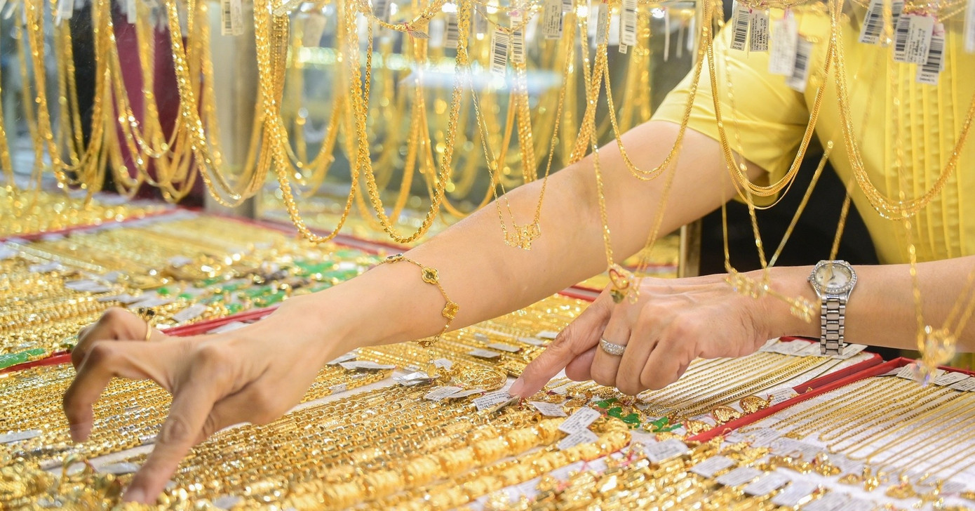 Giá vàng trong nước đồng loạt tăng trở lại. v.jpg