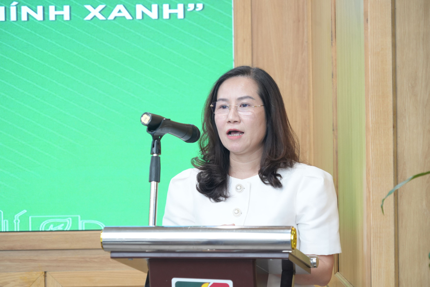 Bà Phạm Thị Thanh Tùng - Phó Vụ trưởng Vụ tín dụng các ngành kinh tế, Ngân hàng Nhà nước. batung.jpg