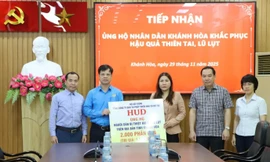 HUD chung tay chia sẻ khó khăn cùng bà con vùng lũ Khánh Hòa