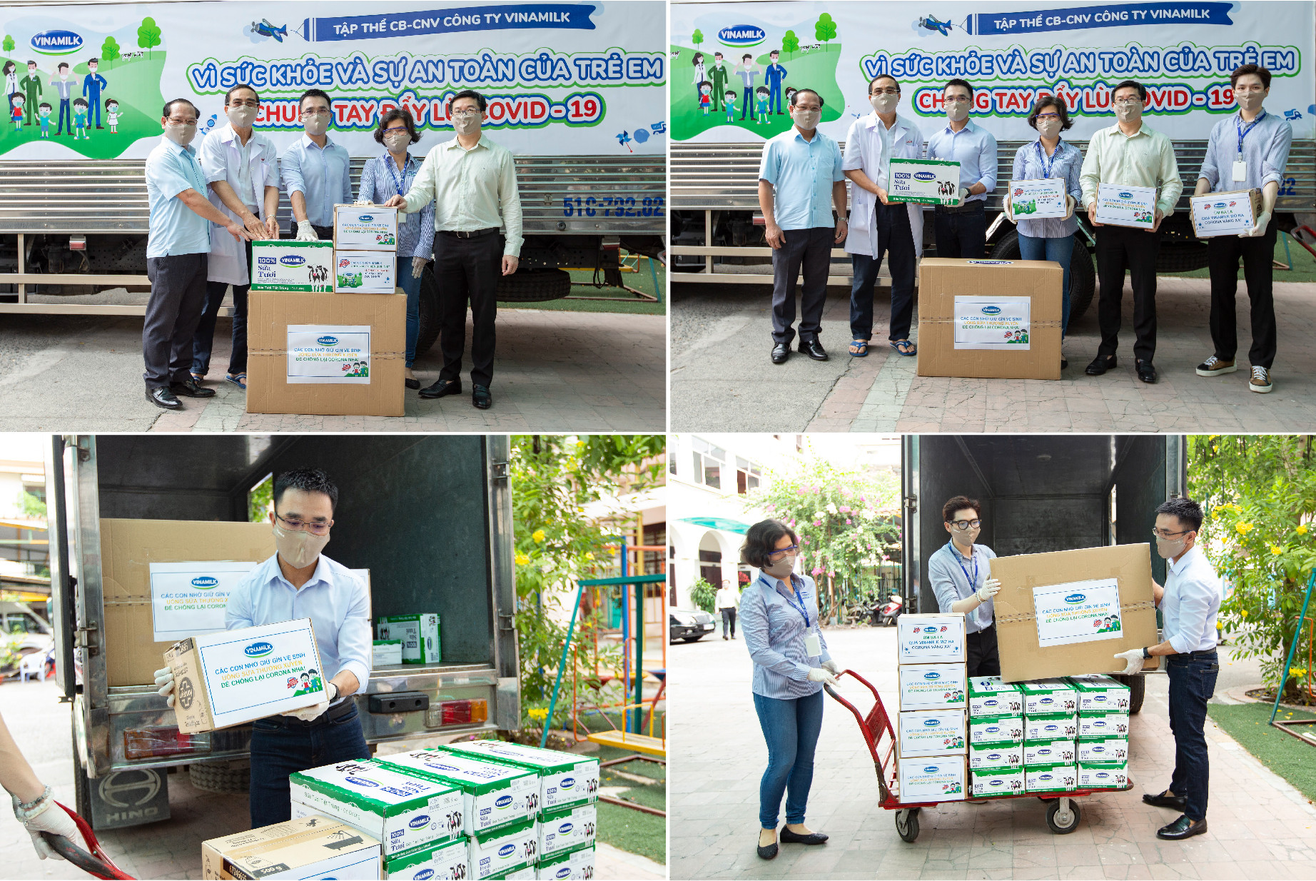 'Triệu bước đi, đẩy lùi cô-vi' - Tấm lòng của nhân viên Vinamilk dành cho trẻ em khó khăn ảnh 2