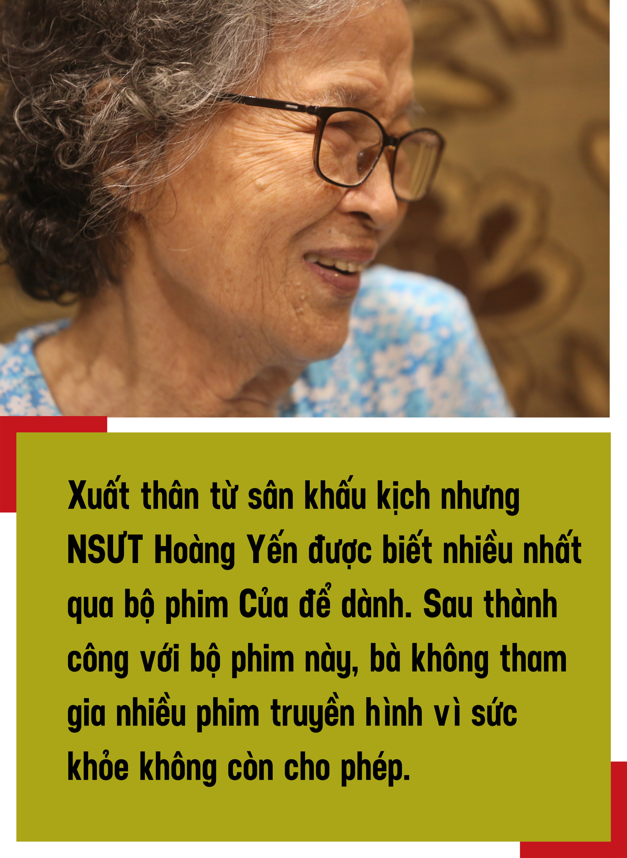 NSƯT Hoàng Yến tuổi 88: Mong gặp lại bạn diễn, xúc động nói về cố NSND Anh Tú ảnh 2