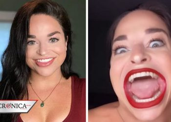 Choáng trước khuôn miệng rộng 9cm của cô gái Mỹ, kiếm trăm triệu từ clip  'khoe miệng'