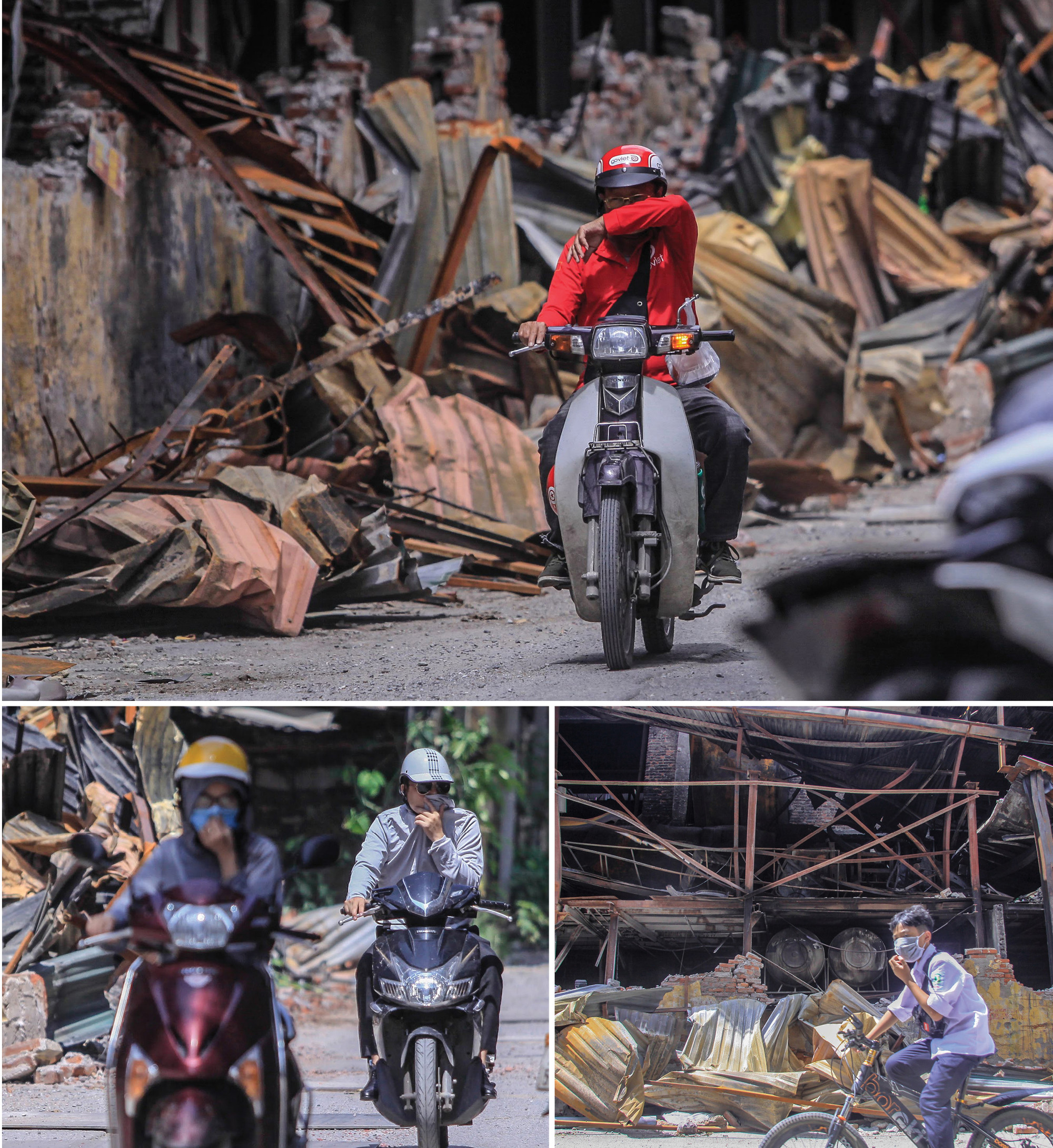 Người Hà Nội chờ câu trả lời về nguy cơ nhiễm độc sau vụ cháy Rạng Đông ảnh 7