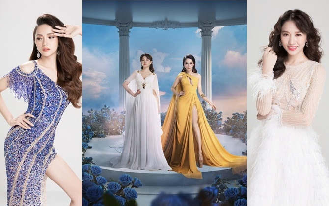 Khán giả trầm trồ khi Hari Won và Hương Giang xuất hiện lộng lẫy trong một khung hình