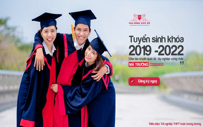 CĐ Việt Mỹ tuyển sinh 2 nhóm ngành CNTT và Chăm sóc sức khỏe