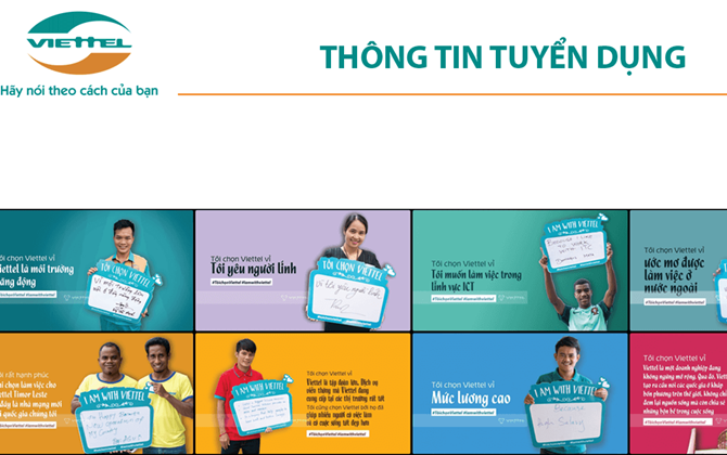 Viettel tuyển dụng