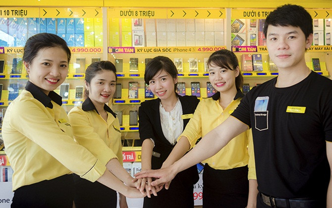 Thế Giới Di Động tuyển dụng