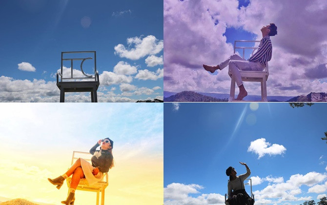 Đà Lạt xuất hiện "ghế săn mây" lên hình cực ảo diệu, giới trẻ rần rần rủ nhau check-in